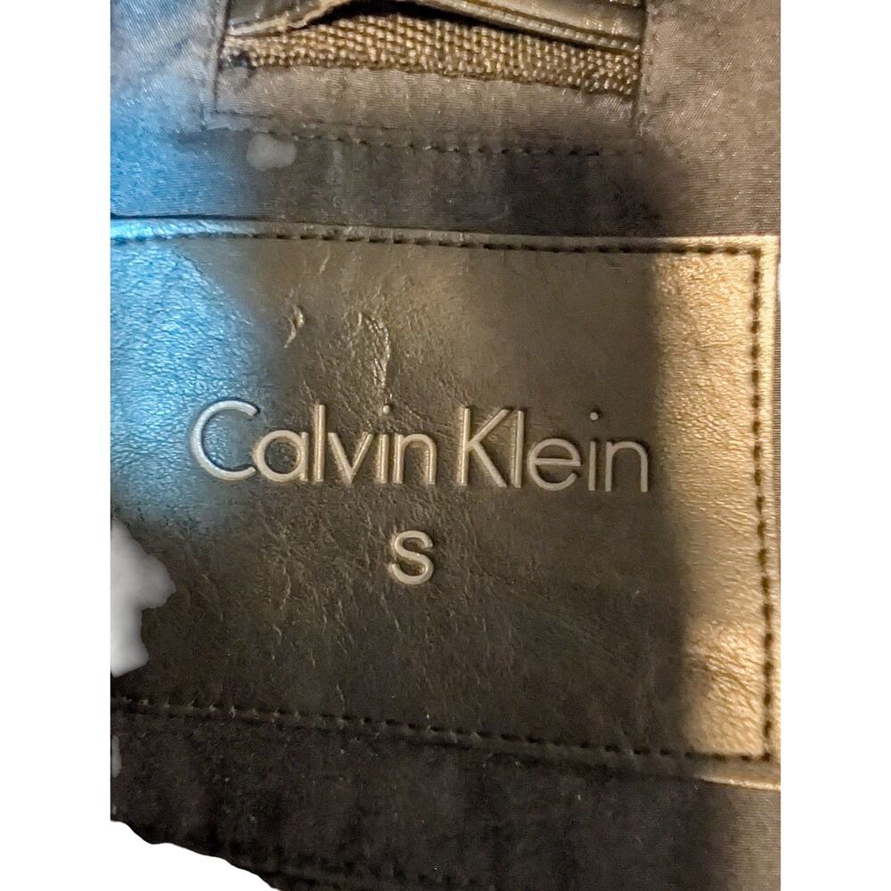 Calvin Klein Men's Parka Coat Navy Blue Seven Pocket Utility Jacket Size Small - Picture 3 of 8